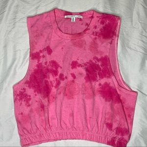 Celebrity Pink Medium Crop Muscle Tank Pink